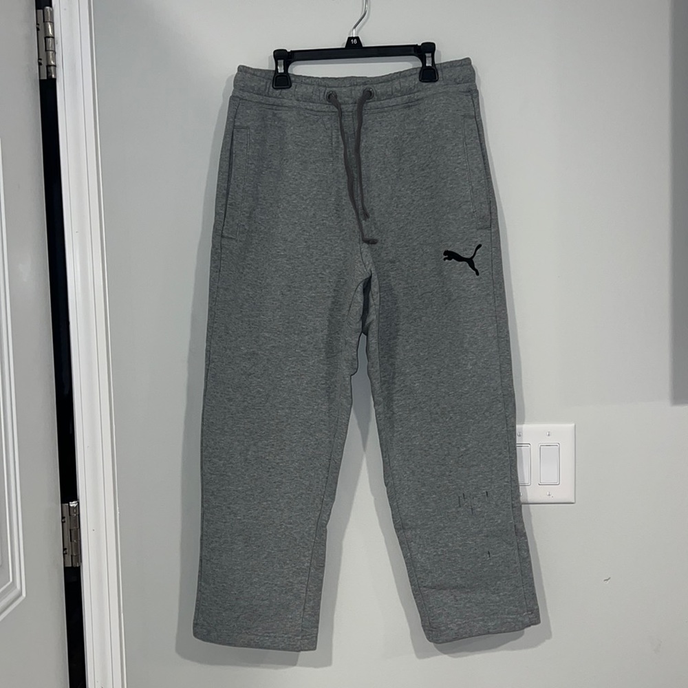Grey Puma Sweatpants
